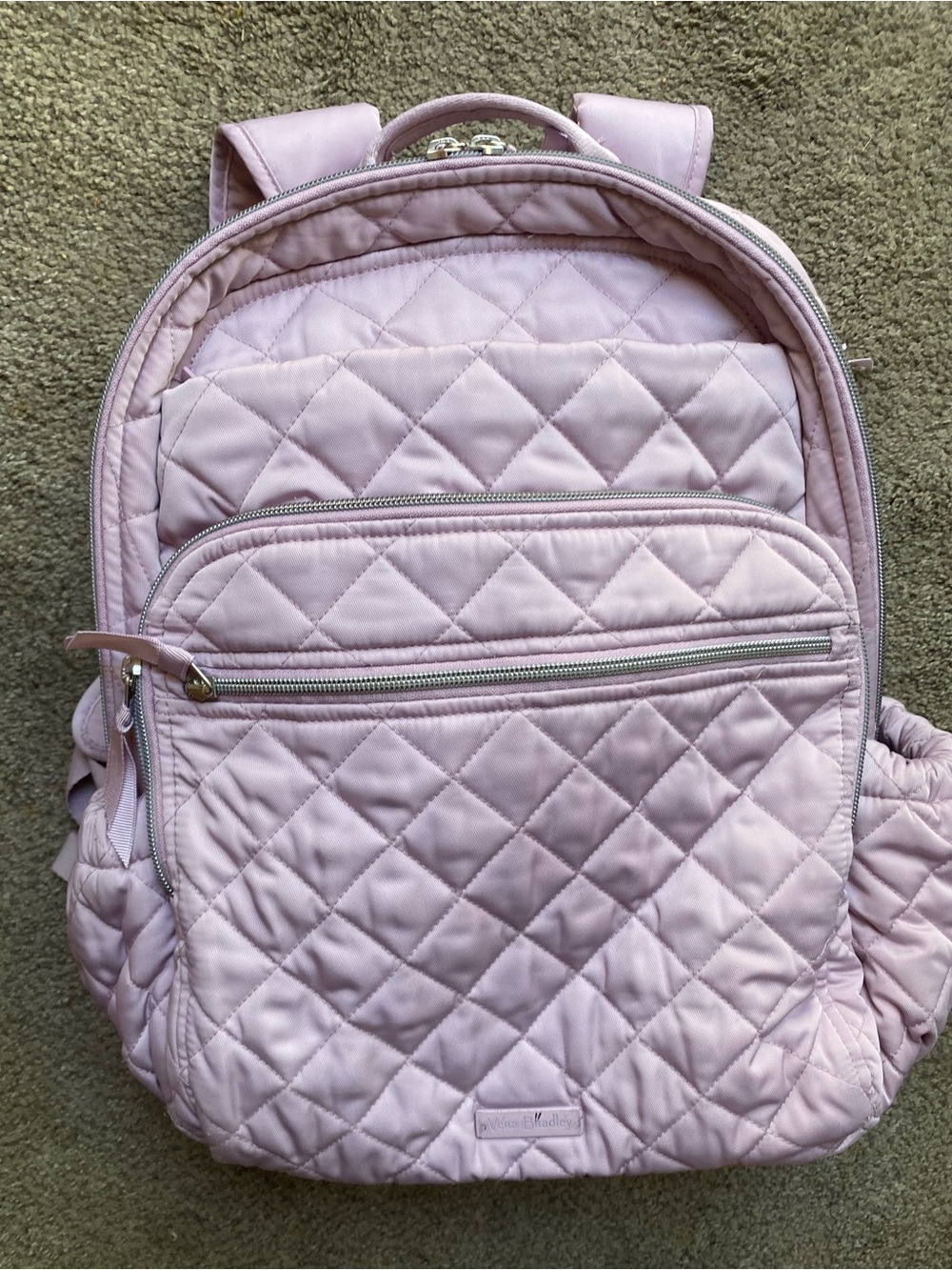 Vera Bradley Quilted Pale Pink Backpack